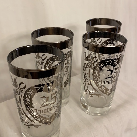 Vitreon Queen’s Lusterware Anniversary Highballs - Picture 3 of 9